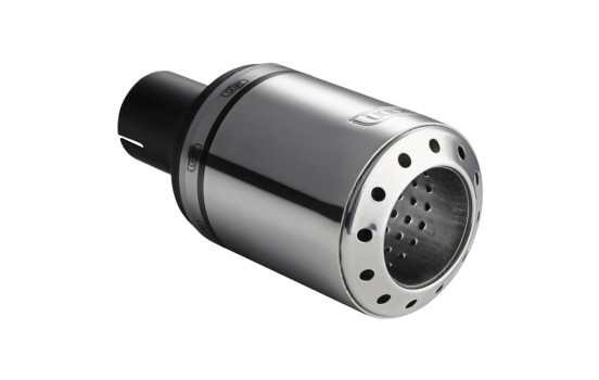 Ulter Sport Avgasspets - Rund 100mm Kula - Längd 120mm - Montering ->50mm - Rostfritt stål, bild 2