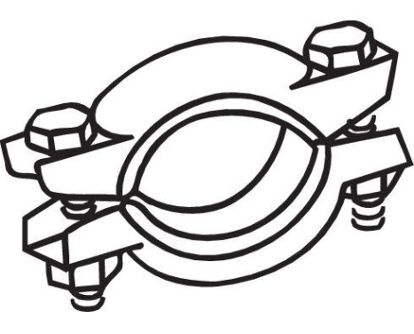 Bosal avgasklämma, bild 2