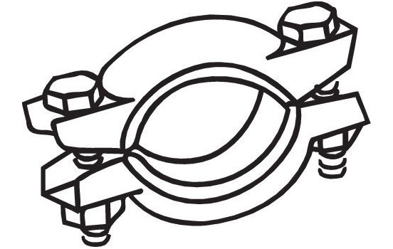 Bosal avgasklämma, bild 2