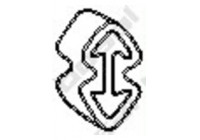 Gummilist, avgassystem