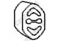 Gummilist, avgassystem