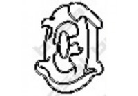 Gummilist, avgassystem