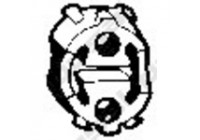 Gummilist, avgassystem