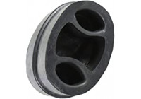 Gummilist, avgassystem