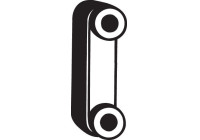 Gummilist, avgassystem