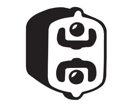 Gummilist, avgassystem, bild 2