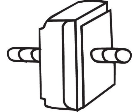 Gummilist, avgassystem, bild 2