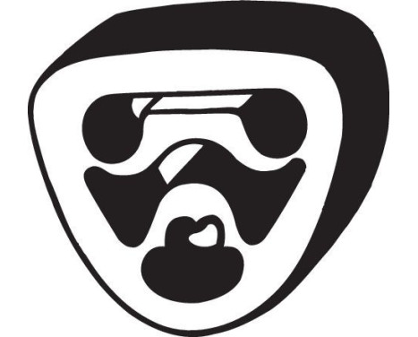 Gummilist, avgassystem, bild 2