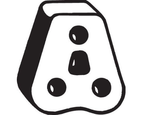 Gummilist, avgassystem, bild 2