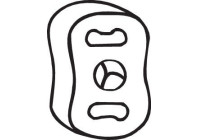 Gummilist, avgassystem