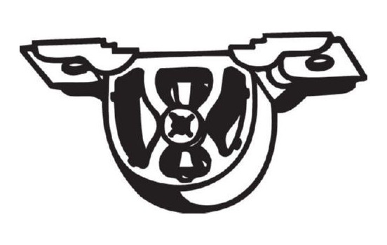 Gummilist, avgassystem, bild 2