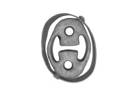 Gummilist, avgassystem