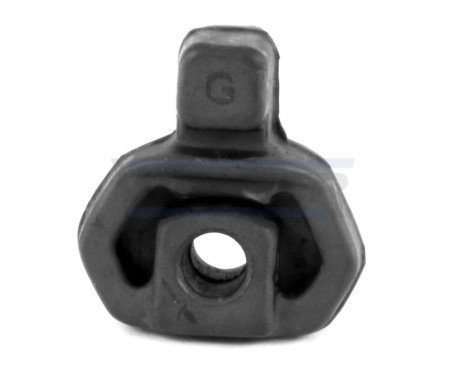 Gummilist, avgassystem