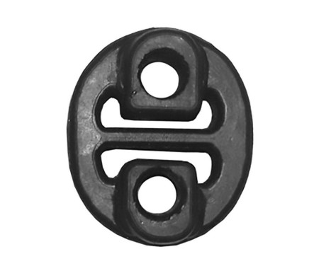 Gummilist, avgassystem