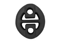 Gummilist, avgassystem