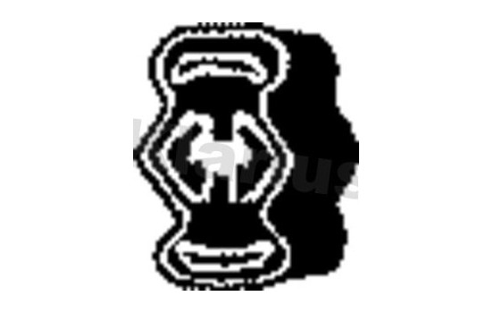 Hållare, avgassystem