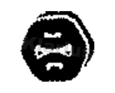 Hållare, avgassystem, bild 2