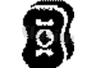 Hållare, avgassystem