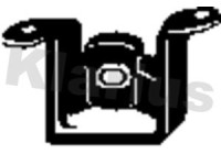 Hållare, avgassystem