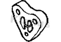 Hållare, avgassystem