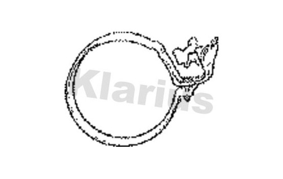 Hållare, avgassystem