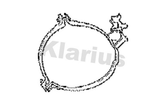 Hållare, avgassystem