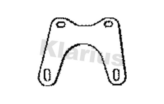 Hållare, avgassystem