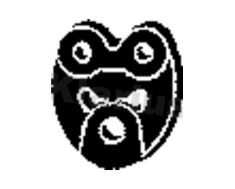 Hållare, avgassystem