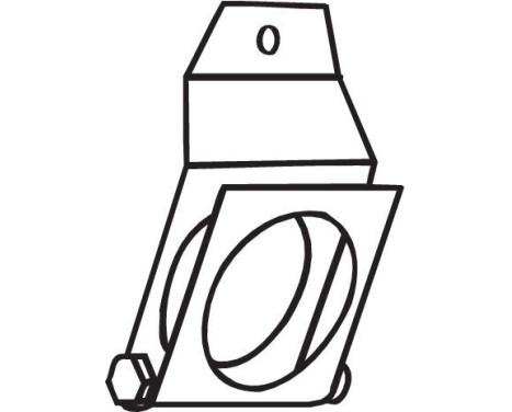 Hållare, avgassystem, bild 2