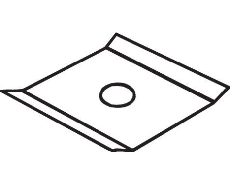 Hållare, avgassystem, bild 2