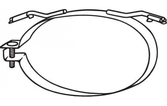 Hållare, avgassystem