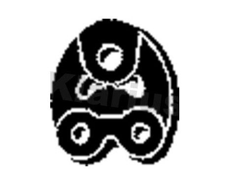 Hållare, avgassystem