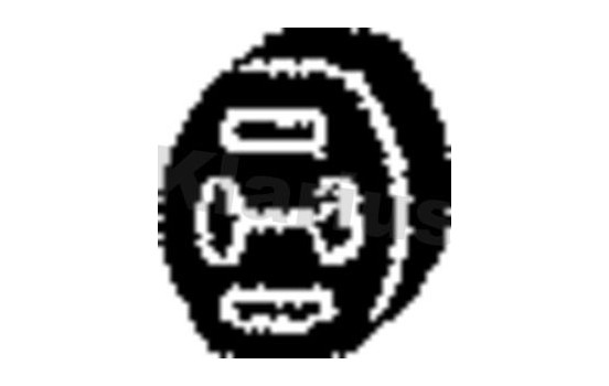 Hållare, avgassystem, bild 2