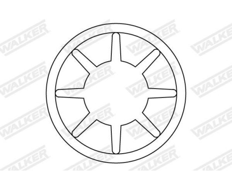 Hållare, avgassystem, bild 3