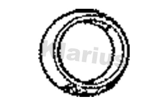 Packning, avgasrör, bild 2