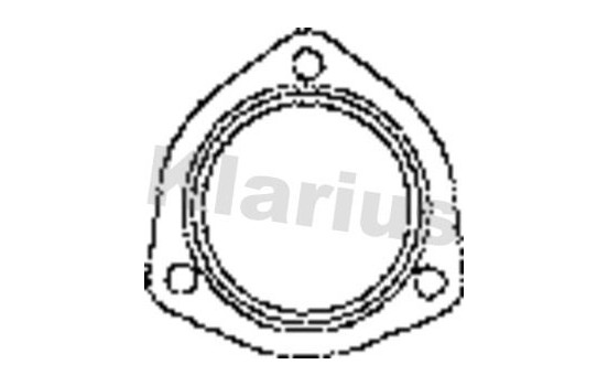 Packning, avgasrör, bild 2
