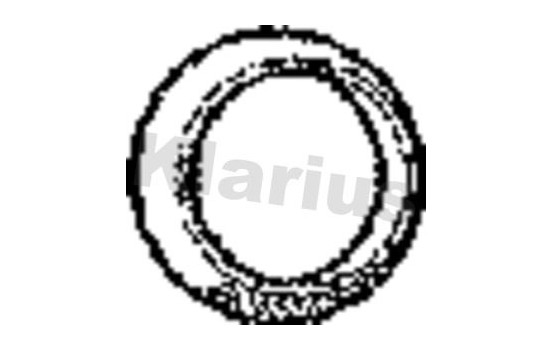 Packning, avgasrör, bild 2