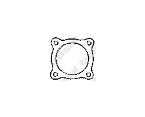 Packning, avgasrör, bild 2