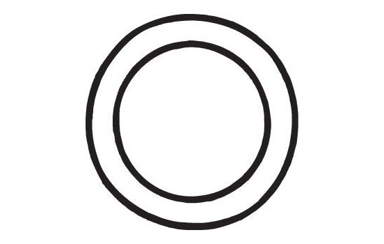 Packning, avgasrör, bild 2