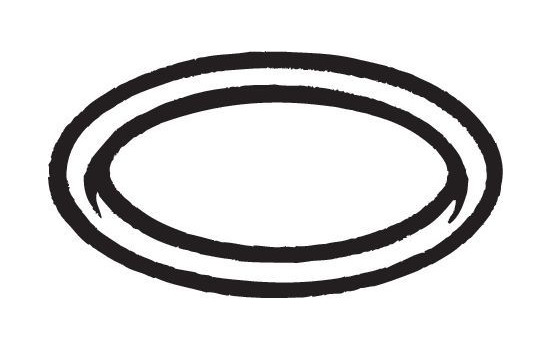 Packning, avgasrör, bild 2