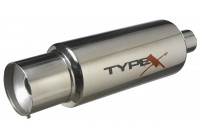 Sportavgas Universal Type X Racing 'DualSound' - Ø150mm - Rak Tips