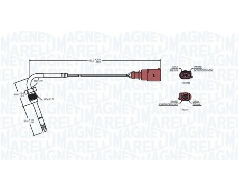 Sensor, avgastemperatur, bild 2