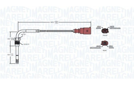 Sensor, avgastemperatur, bild 2