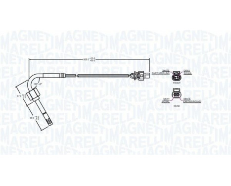 Sensor, avgastemperatur, bild 2