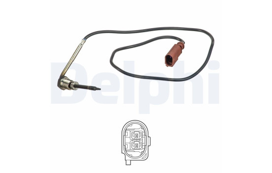 Sensor, avgastemperatur