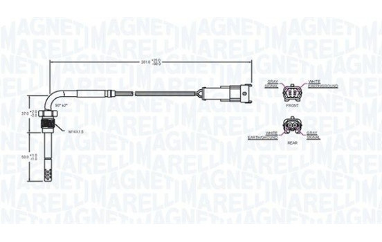 Sensor, avgastemperatur, bild 2