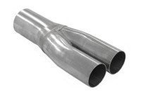 Y-rör 380 mm rostfritt stål