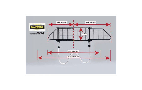 Saunders Dog Guard Universal W-Wire 25-33cm, bild 4