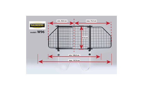 Saunders Dog Guard Universal W-Wire 41cm->, bild 3