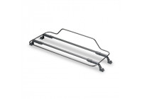 Cabriolet pakethållare modell Spring 108x42mm svart pulver
